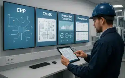GMAO et systèmes d’information : comment réussir une intégration fluide avec votre ERP, vos outils d’achat et de production